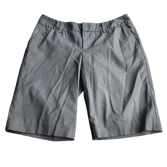 Banana Republic black wool stretch mid Length mid rise shorts - Picture 1 of 8